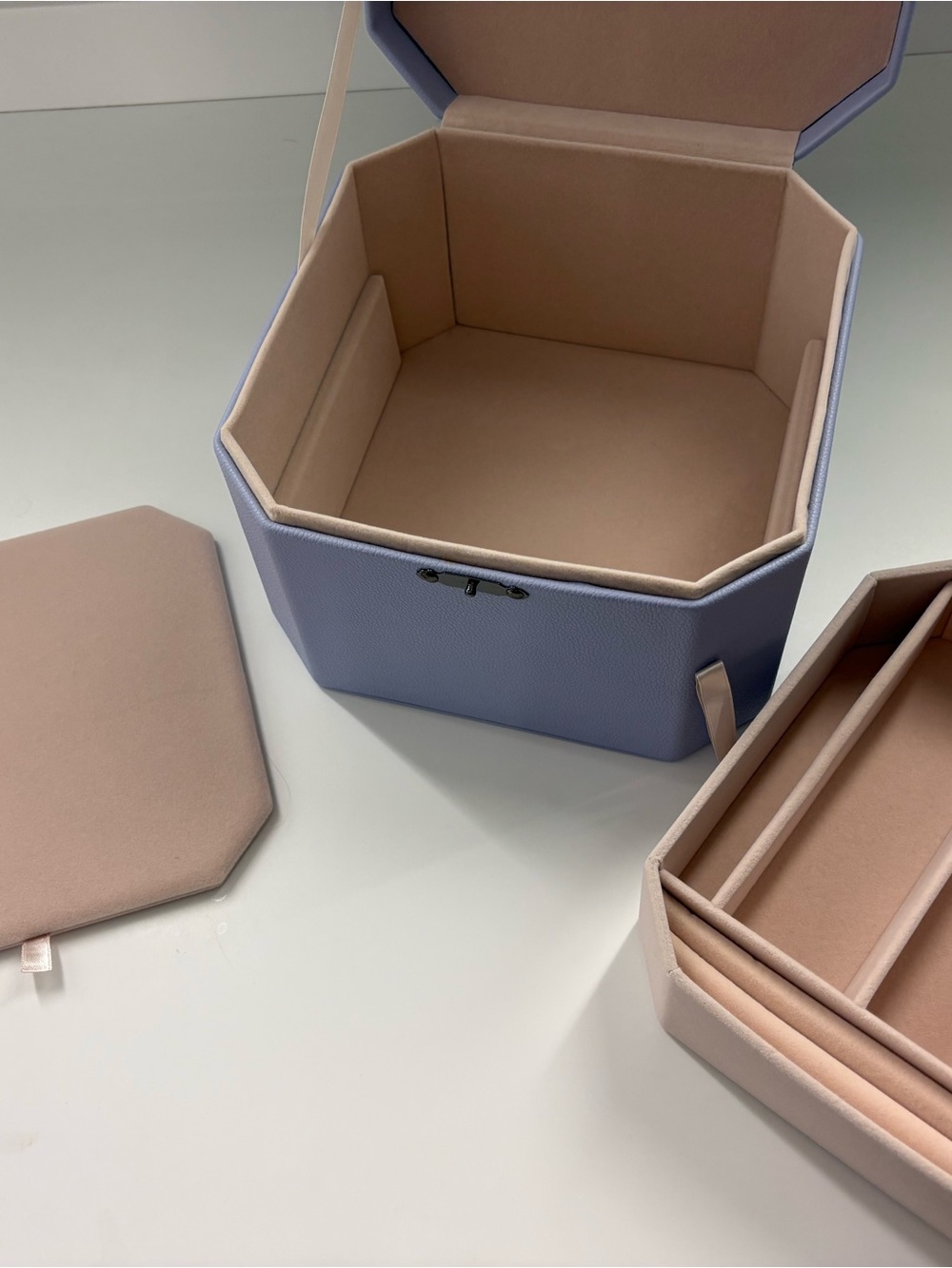 Saie Lavender Hexagon Jewelry Box / Organizer